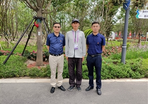 崇明區退役軍人事務(wù)局領(lǐng)導看望宗保公司花博會(huì )志愿者